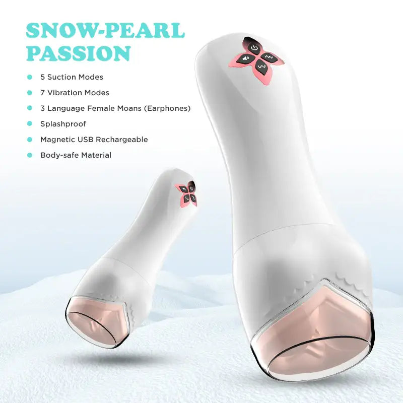 Snow-pearl Passion - Automatic Man Masturbator - Frisky Business Adult Sex Toys Shop