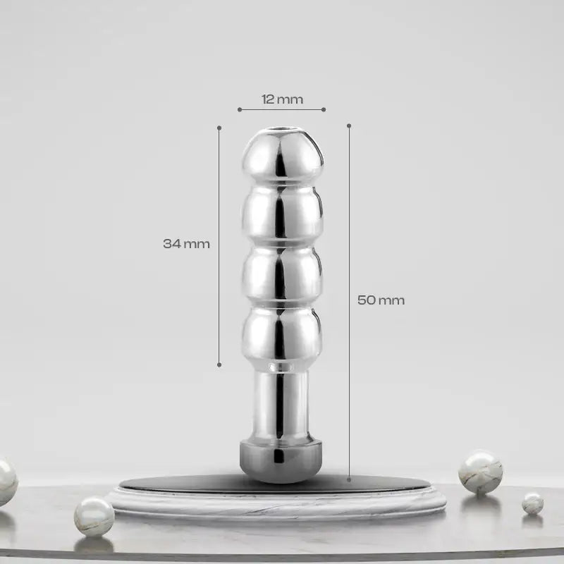 Beady Bullet - Stainless Steel Urethral Sounding - Frisky Business Adult Sex Toys Shop