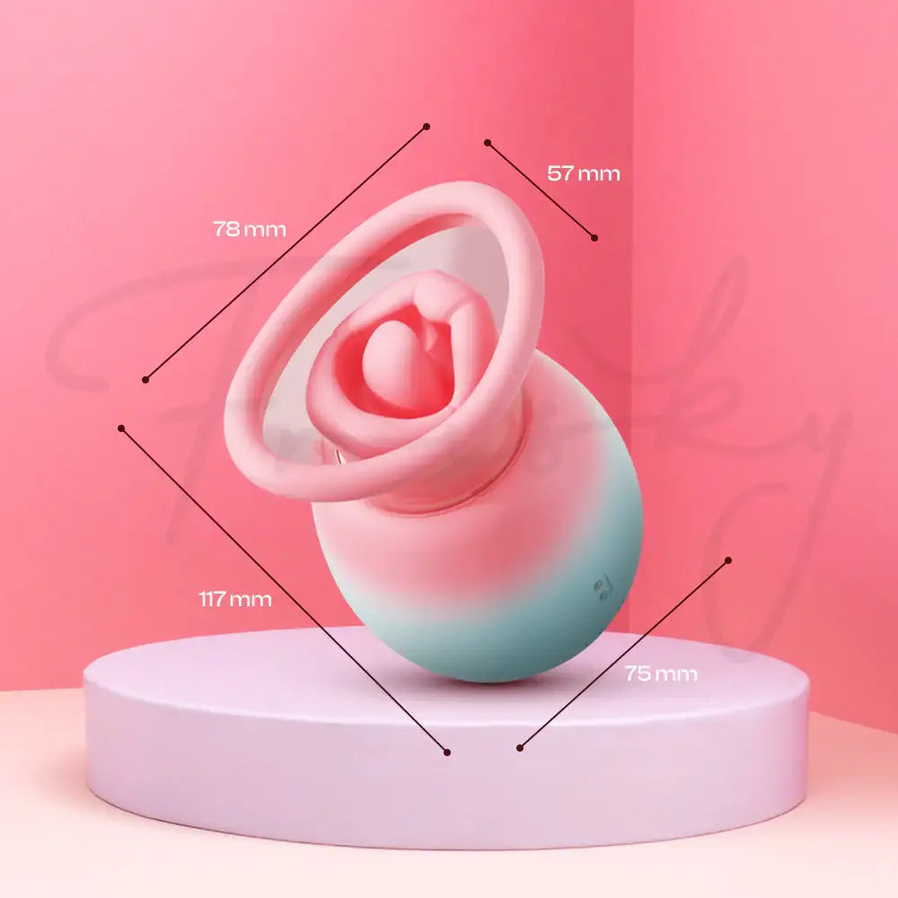 Cherry Lip – 2-in-1 Sucking and Licking Vibrator - Frisky Business Adult Sex Toys Shop