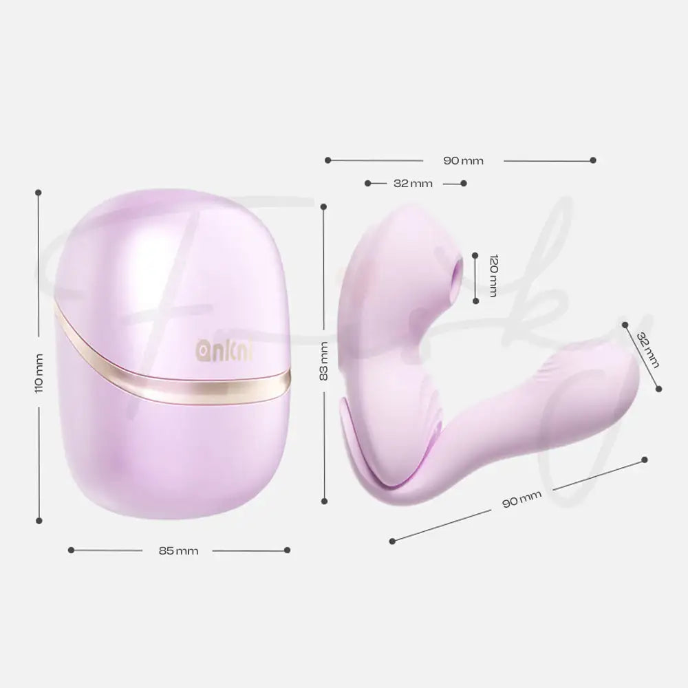 Confidane - 2 in 1 Suction + G-Spot Wearable Vibrator, App Control With Charging Casing - Frisky Business Adult Sex Toys Shop