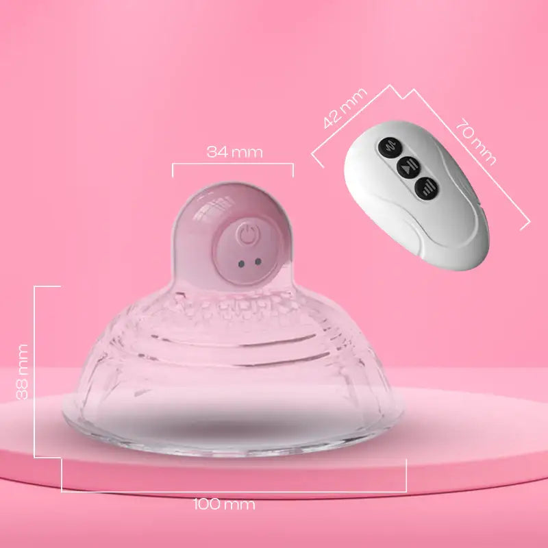 Crystal Companion – Breast Massager with Remote Control - Frisky Business Adult Sex Toys Shop