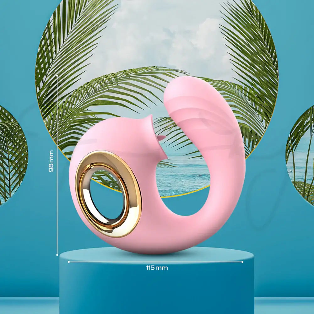 Delfina Touch - Dolphin Dual G-Spot Licking Vibrator, Adult Female Rechargeable Sex Toys - Frisky Business Adult Sex Toys Shop