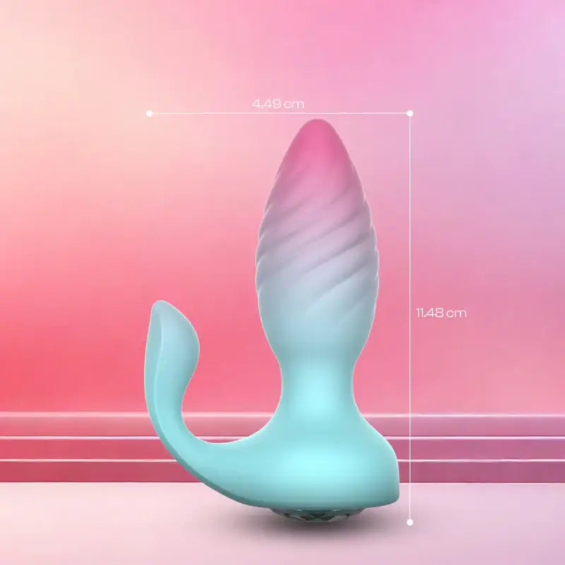 Gradient Glow - Vibrating Anal Plug with Remote Control - Frisky Business Adult Sex Toys Shop