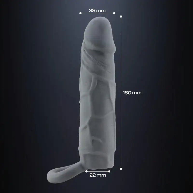 Large Launch - Male Enlargement Realistic Penis Sleeve - Frisky Business Adult Sex Toys Shop