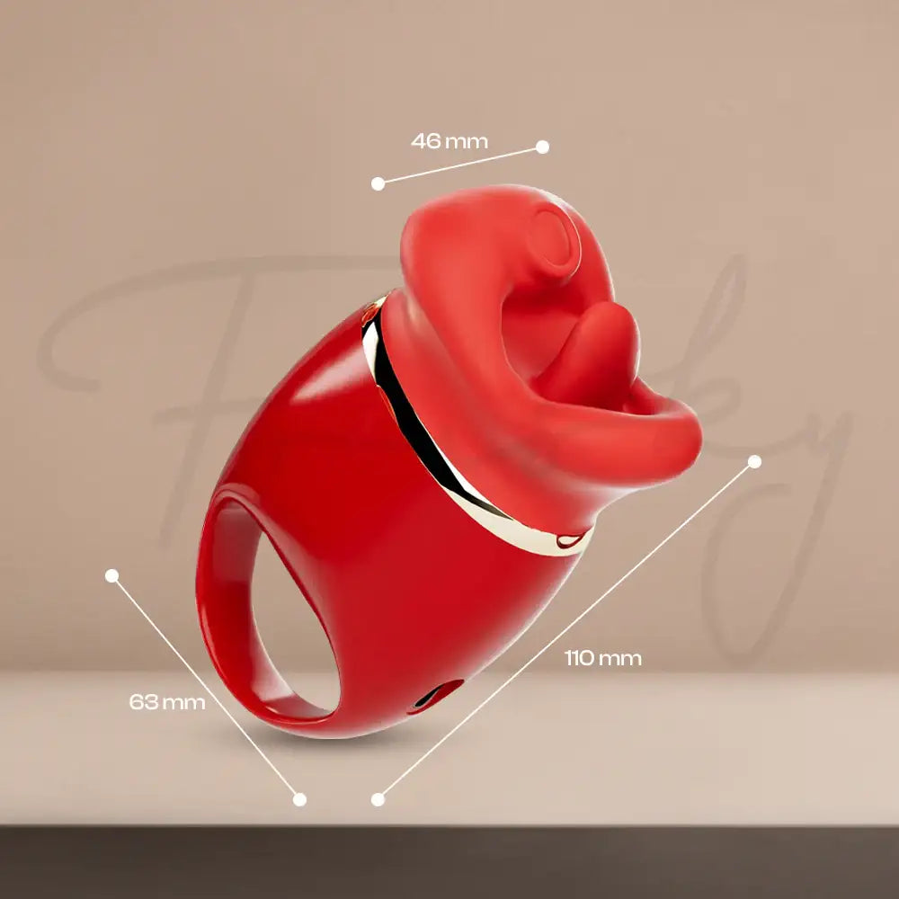 Lip Luxe - Female Oral Licking, Tapping Vibrator - Frisky Business Adult Sex Toys Shop