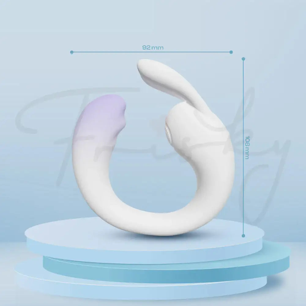 Luna Sync – Wearable Double Headed G-Spot Clitoral Tapping Simulation Vibrator with Remote Control - Frisky Business Adult Sex Toys Shop