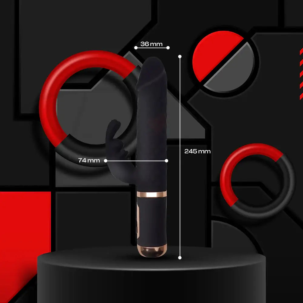 Midnight Reverie – Rotating Beads Rabbit G-Spot Vibrator - Frisky Business Adult Sex Toys Shop