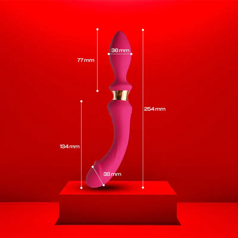 Pink Serenade - Dual-end Female G-Spot Vibrator - Frisky Business Adult Sex Toys Shop