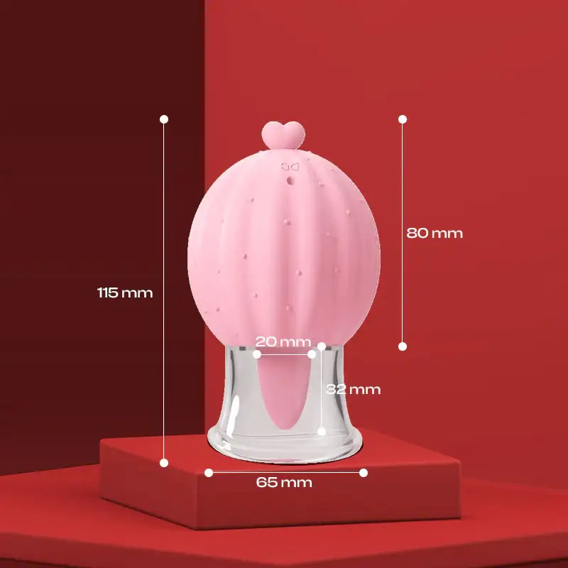 Sarah Succulent - 2-in-1 Sucking and Licking Vibrator - Frisky Business Adult Sex Toys Shop