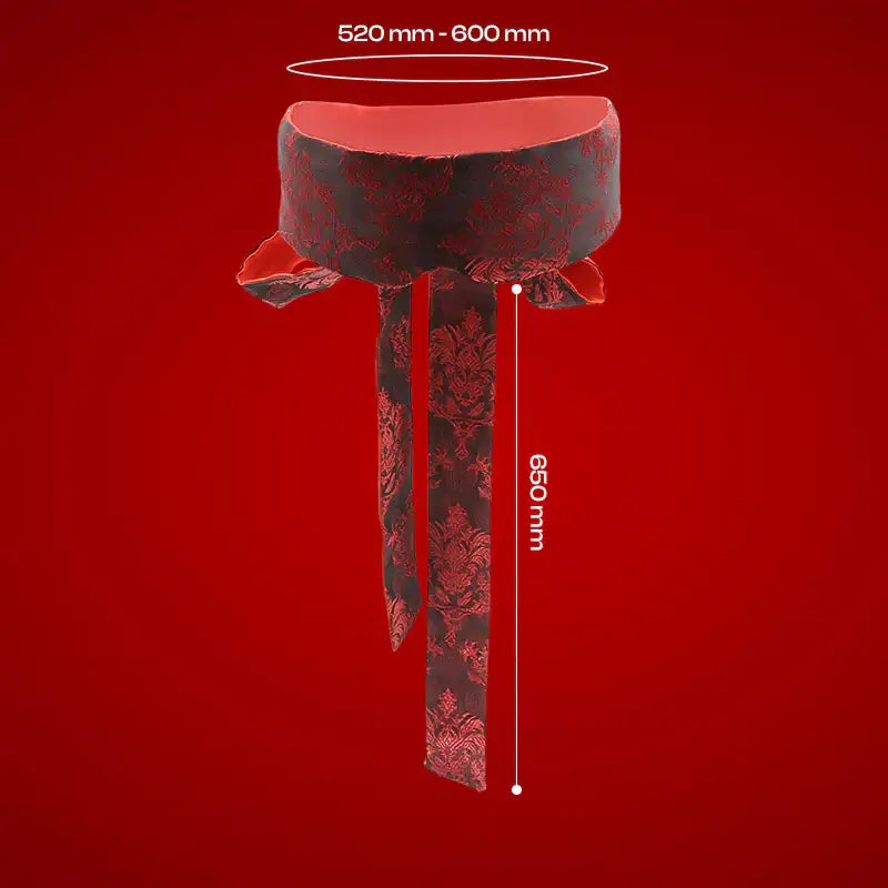Scarlet Shroud - Satin Blindfold - Frisky Business Adult Sex Toys Shop