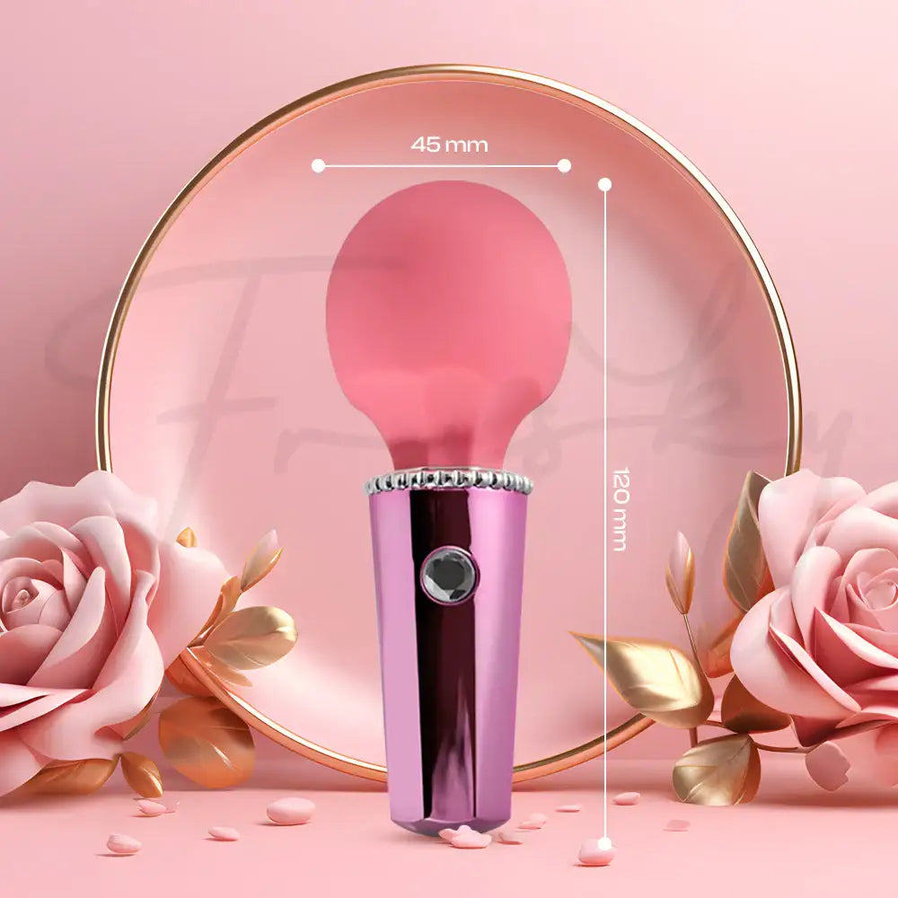 Shimmer Luxe - Female Mini AV Diamond Vibrator - Frisky Business Adult Sex Toys Shop