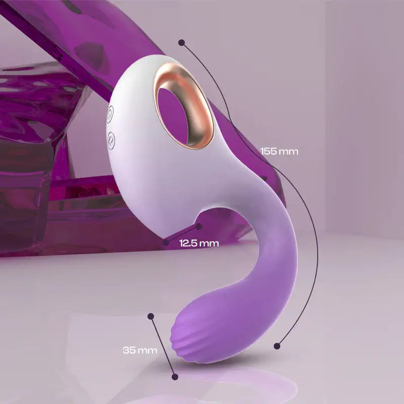 Sofea Symmetry - Female Gradient Vibrator with Suction - Frisky Business Adult Sex Toys Shop