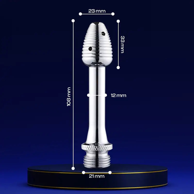 Steel Stream - Stainless Steel Enema Nozzle - Frisky Business Adult Sex Toys Shop