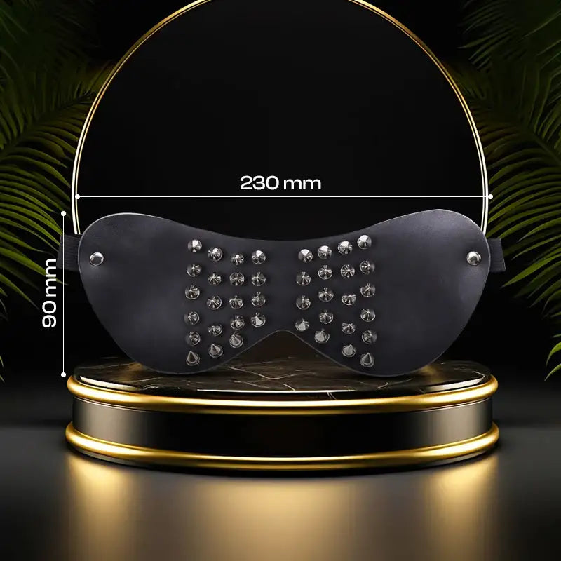 Storm Sacrifice - BDSM Studded Blindfold - Frisky Business Adult Sex Toys Shop