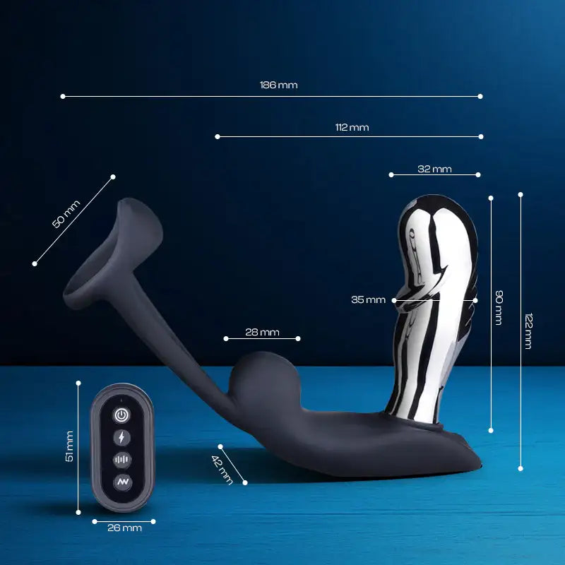 Tesla Torrent - Electric Shock Prostate Massager with Remote Control - Frisky Business Adult Sex Toys Shop