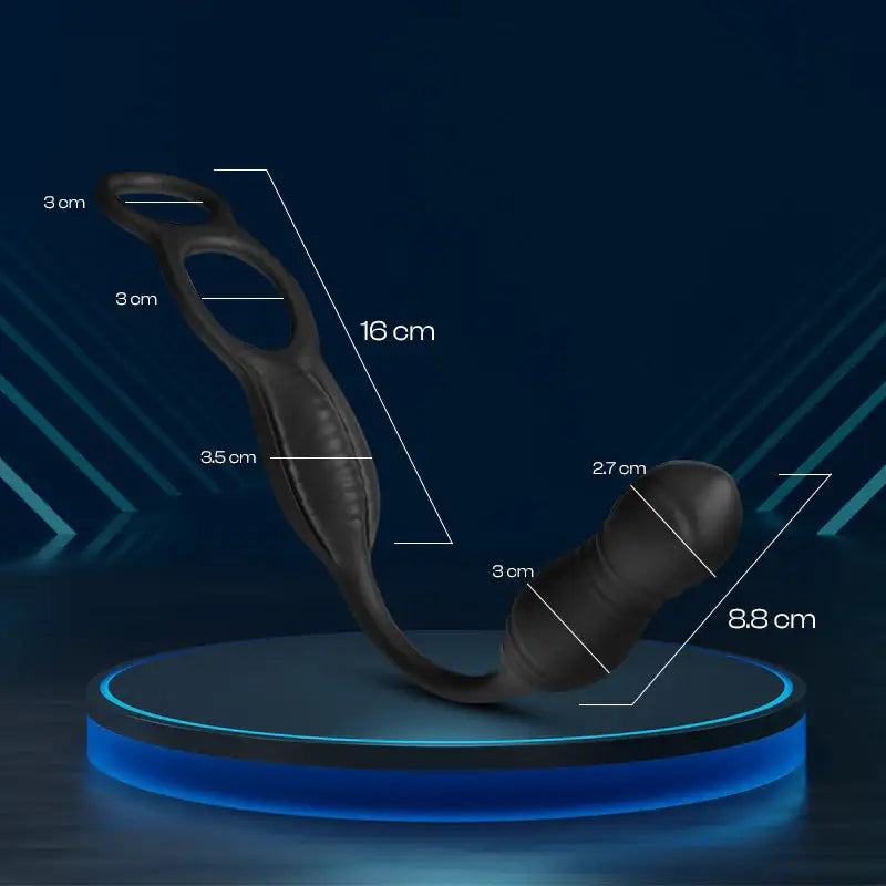 Thrust’Tech Titan – Prostate Massager with 2 Rings - Frisky Business Adult Sex Toys Shop