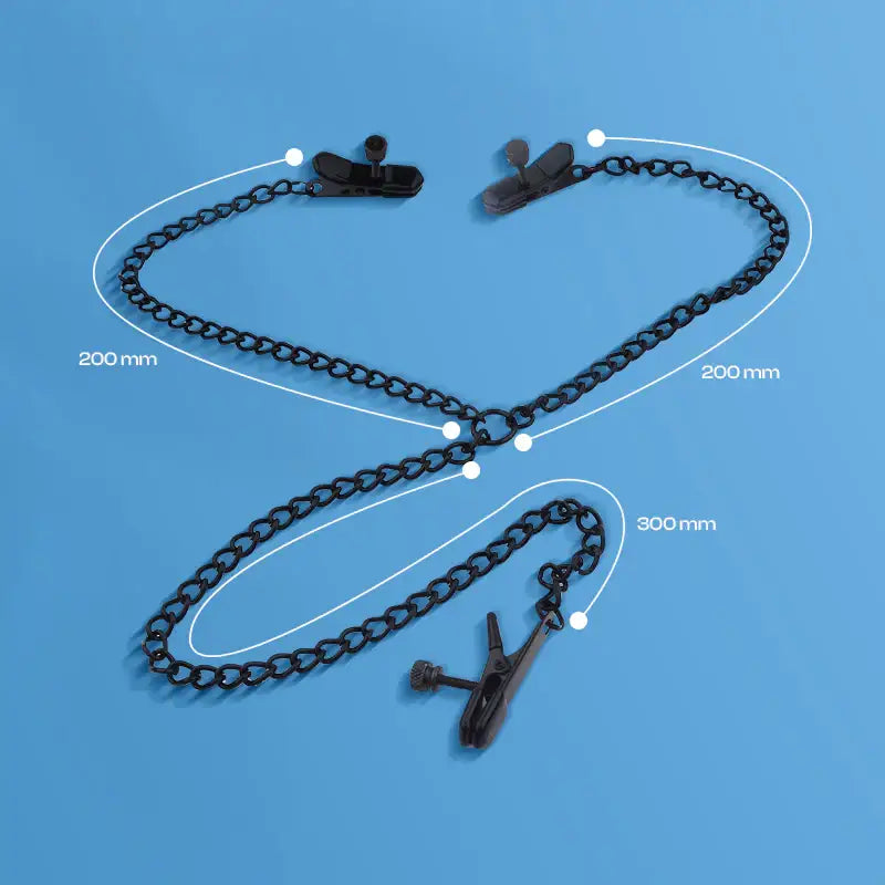 Trinity Ties - Y-shaped Nipple Clamps with Chains - Frisky Business Adult Sex Toys Shop