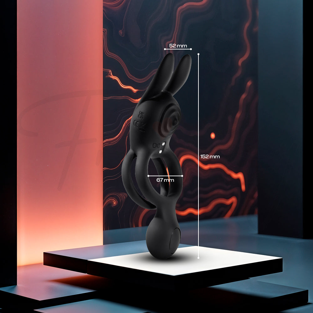 Sculpted Wild Loop against dramatic dark backdrop highlighting contours and texture.