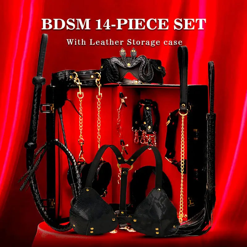 Viper's Desire 14-Piece BDSM Kit - Frisky Business Adult Sex Toys Shop