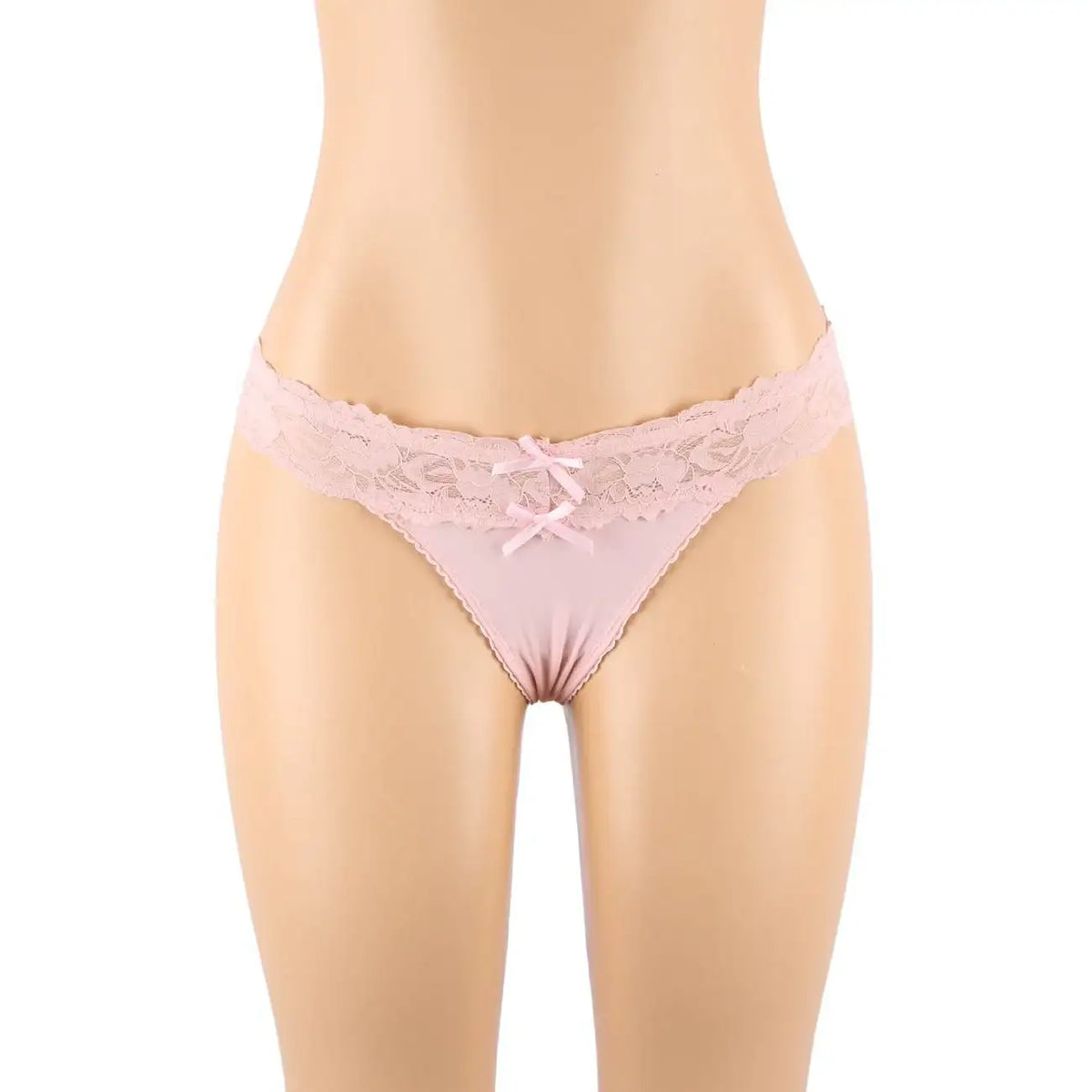 Pink Lace Temptation Panty - Frisky Business Adult Sex Toys Shop