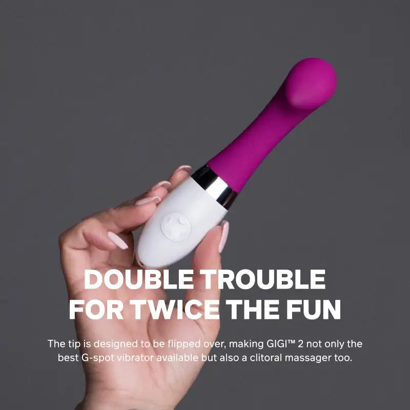 LELO Gigi™ 2 Deep Rose body-safe curved G-spot stimulator luxury intimate device Singapore