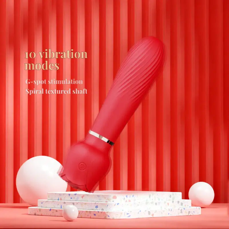 Pinnacle Trio Pleasure - G-spot Vibrator with Vibrating Nipple Clamps - Frisky Business Adult Sex Toys Shop