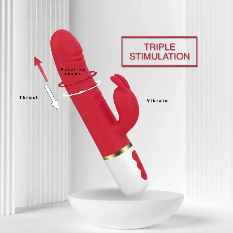 Spinning Sensation Dynamo – Triple Stimulation Vibrator - Frisky Business Adult Sex Toys Shop