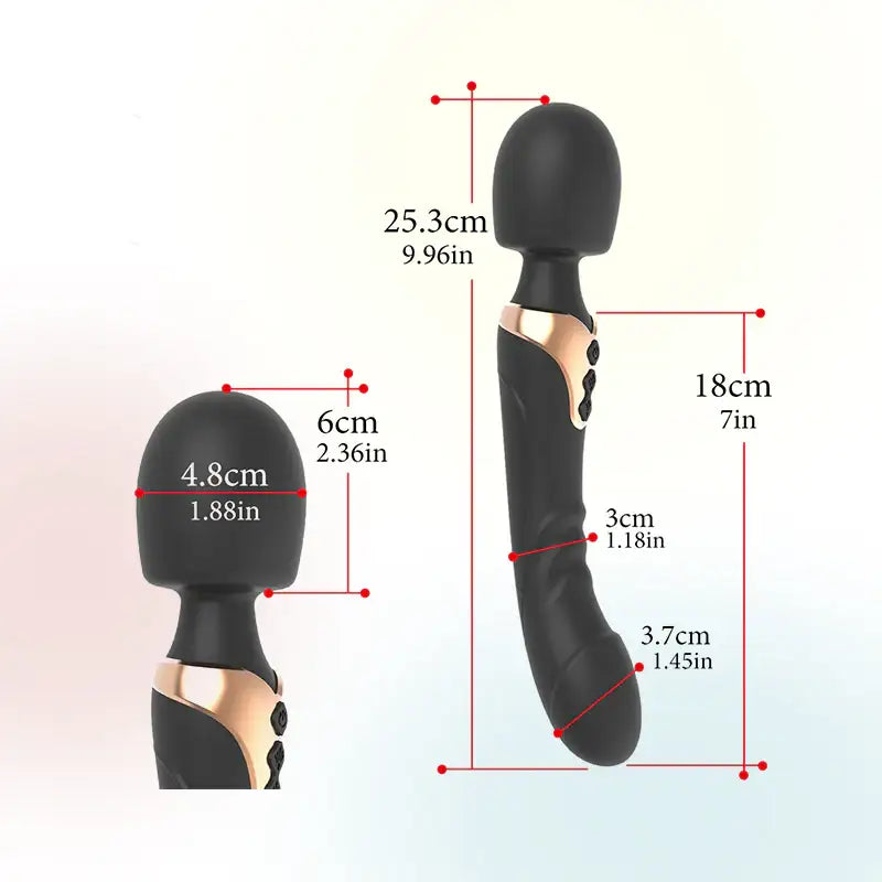 Joyous Junction - Dual-usage Insertable Wand Vibrator - Frisky Business Adult Sex Toys Shop