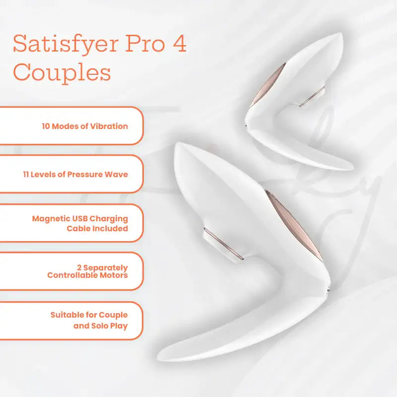 Satisfyer - Pro 4 Couples - Dual Stimulation for Shared Pleasure - Frisky Business Adult Sex Toys Shop