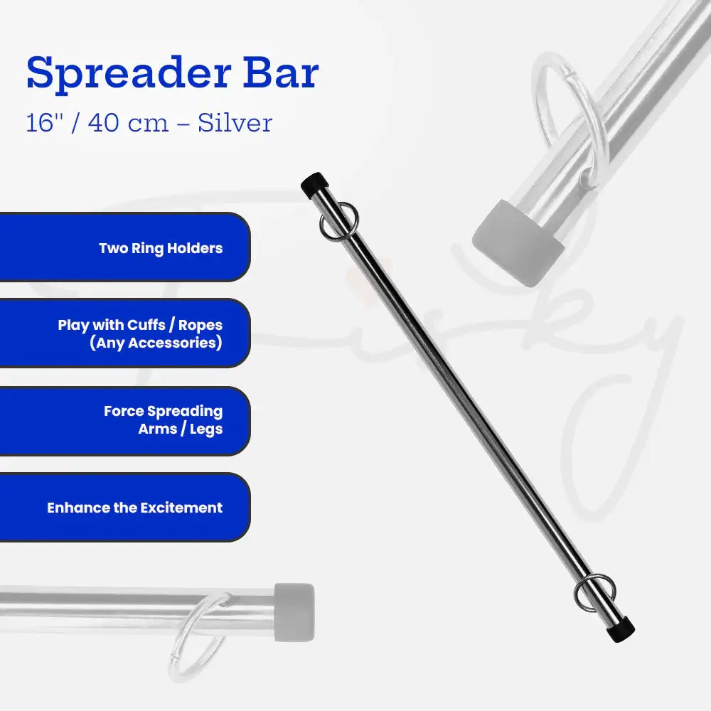 SHOTS Ouch! Spreader Bar 16'' / 40 cm lightweight yet sturdy design suitable for safe intimate sessions Singapore