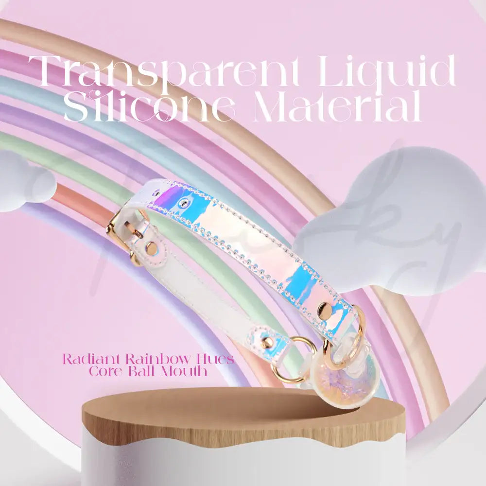 Sweet Restraint - BDSM Radiant Silicone Mouth Gag - Frisky Business Adult Sex Toys Shop