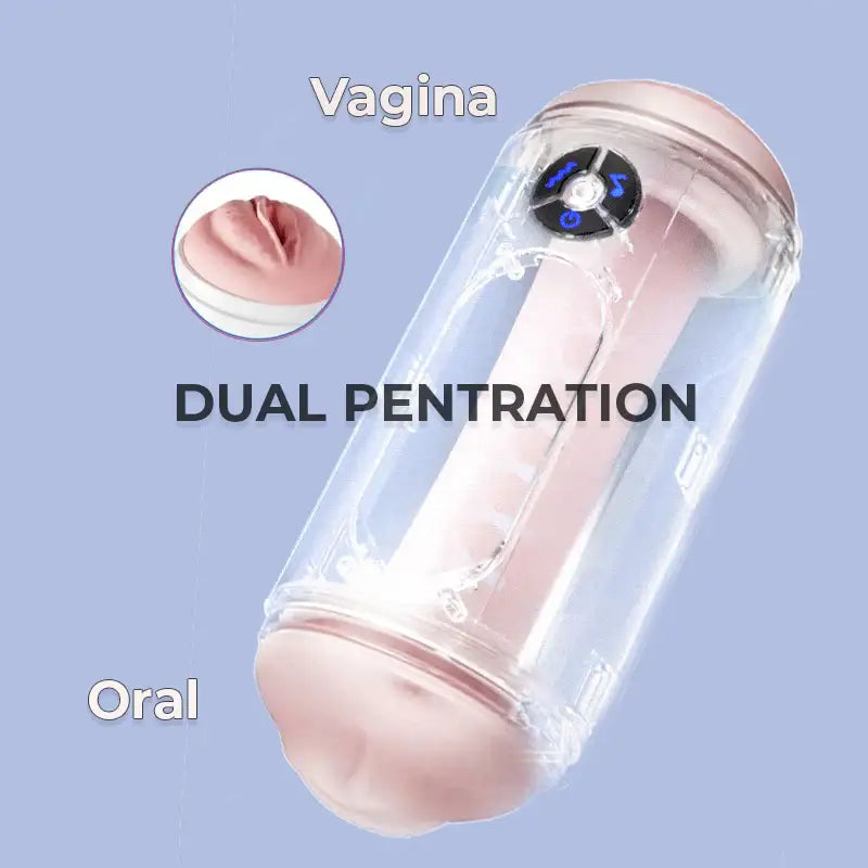 Pleasure Whisper - Dual Entry Masturbator - Frisky Business Adult Sex Toys Shop