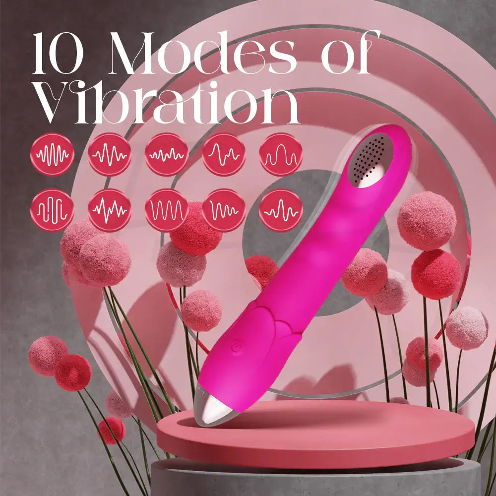 Bubbly Flow - Vibrating Shower Head For Vaginal Rinse Anal Cleaning - Frisky Business Adult Sex Toys Shop