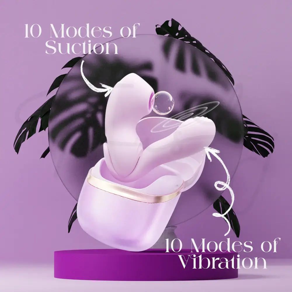 Confidane - 2 in 1 Suction + G-Spot Wearable Vibrator, App Control With Charging Casing - Frisky Business Adult Sex Toys Shop