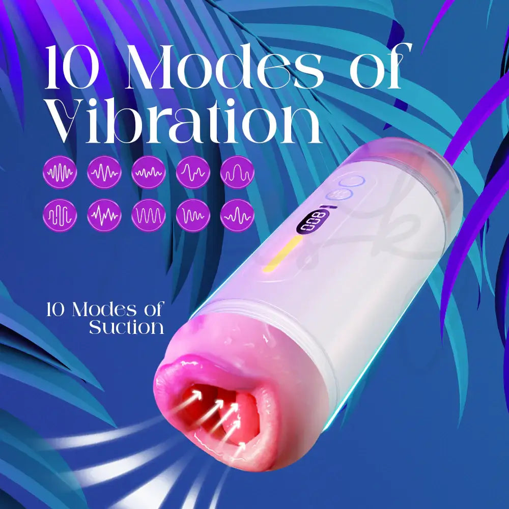 Divine Chalice – APP Control Dual Entry Auto Vibrating Masturbator - Frisky Business Adult Sex Toys Shop