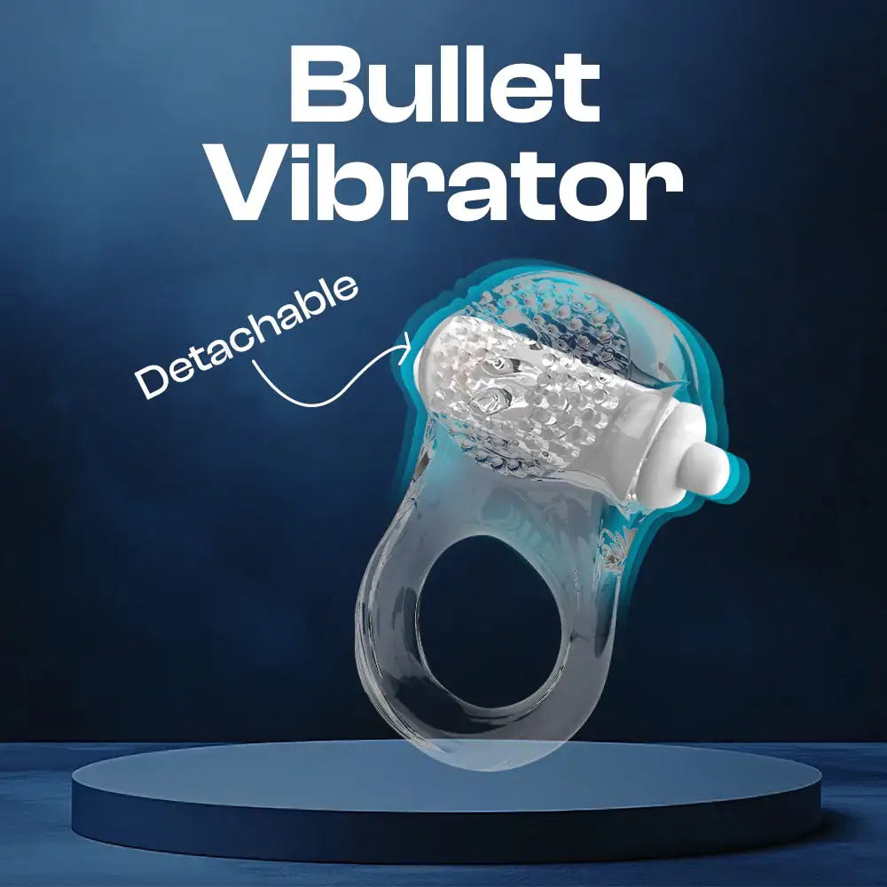 Gentle Kiss - Vibrating Cock Ring Sustain Erection, Adult Male Penis Sex Toys - Frisky Business Adult Sex Toys Shop