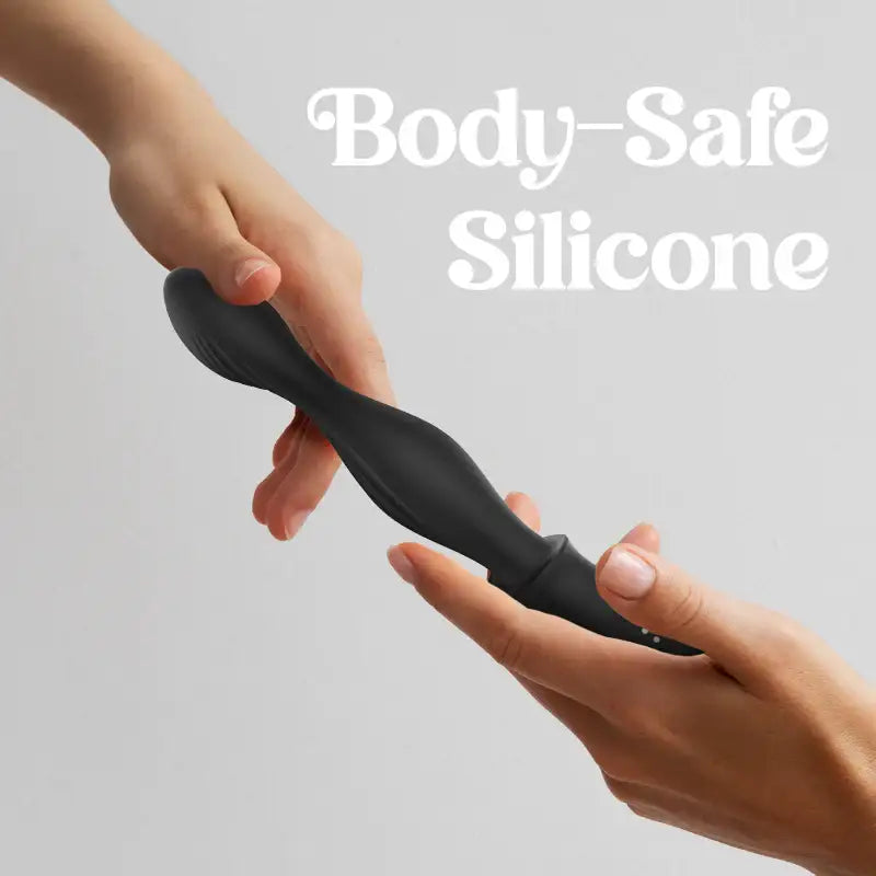 Heat Wave – Beaded Vibrating Anal Plug - Frisky Business Adult Sex Toys Shop