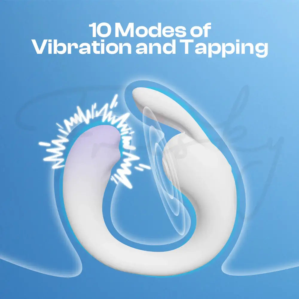 Luna Sync – Wearable Double Headed G-Spot Clitoral Tapping Simulation Vibrator with Remote Control - Frisky Business Adult Sex Toys Shop