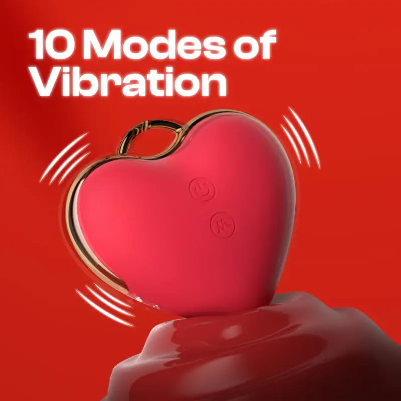 Lush Heart–3 In 1 Female Suction Licking Vibrator - Frisky Business Adult Sex Toys Shop