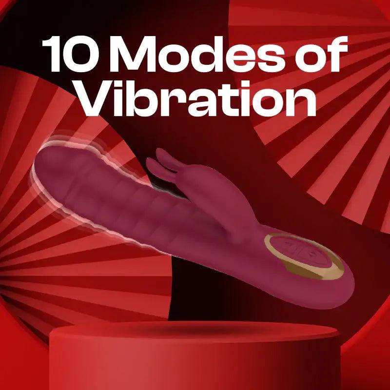 Luxe Leap - Female Rabbit Thrusting Vibrator - Frisky Business Adult Sex Toys Shop