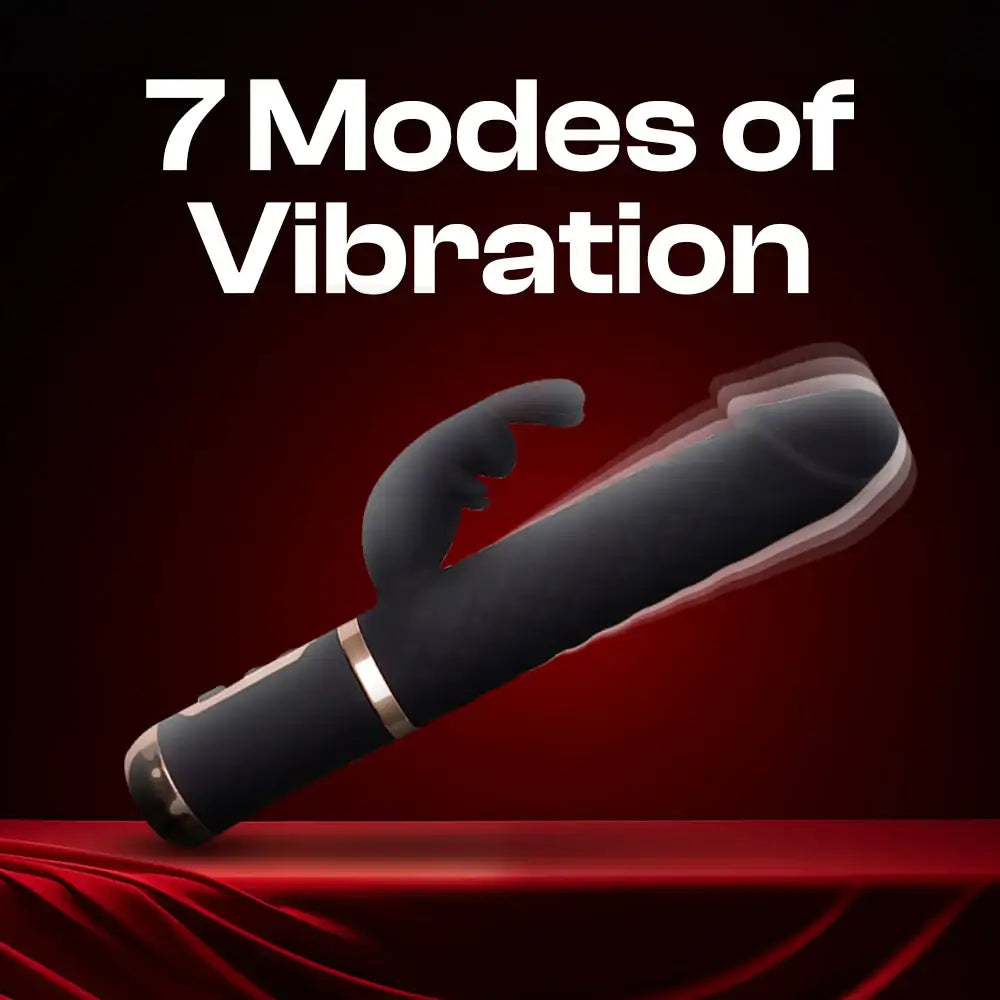 Midnight Reverie – Rotating Beads Rabbit G-Spot Vibrator - Frisky Business Adult Sex Toys Shop