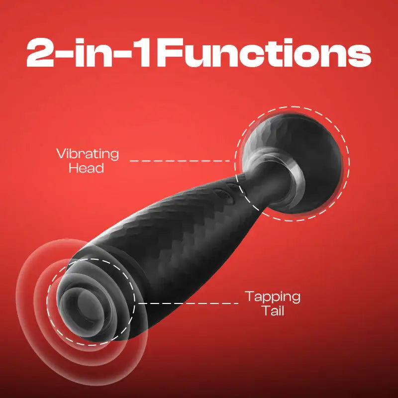 Mystic Knight – Tapping Wand Vibrator - Frisky Business Adult Sex Toys Shop