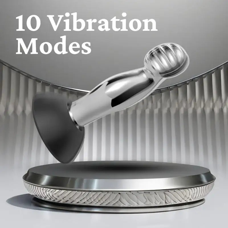 Nether Nirvana-Vibrating Metal Butt Plug - Frisky Business Adult Sex Toys Shop
