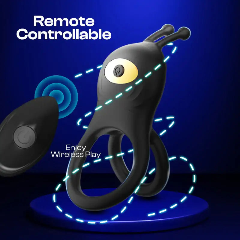Nezar Night - Vibrating Dual Cock Ring - Frisky Business Adult Sex Toys Shop