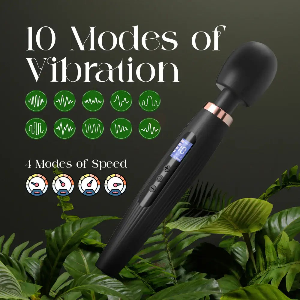 Nightflare - LCD Screen Display Large AV Wand Vibrator - Frisky Business Adult Sex Toys Shop