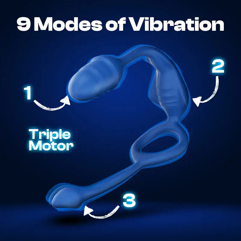 Oceanic Out’Burst - Prostate Massager with Cock Ring - Frisky Business Adult Sex Toys Shop