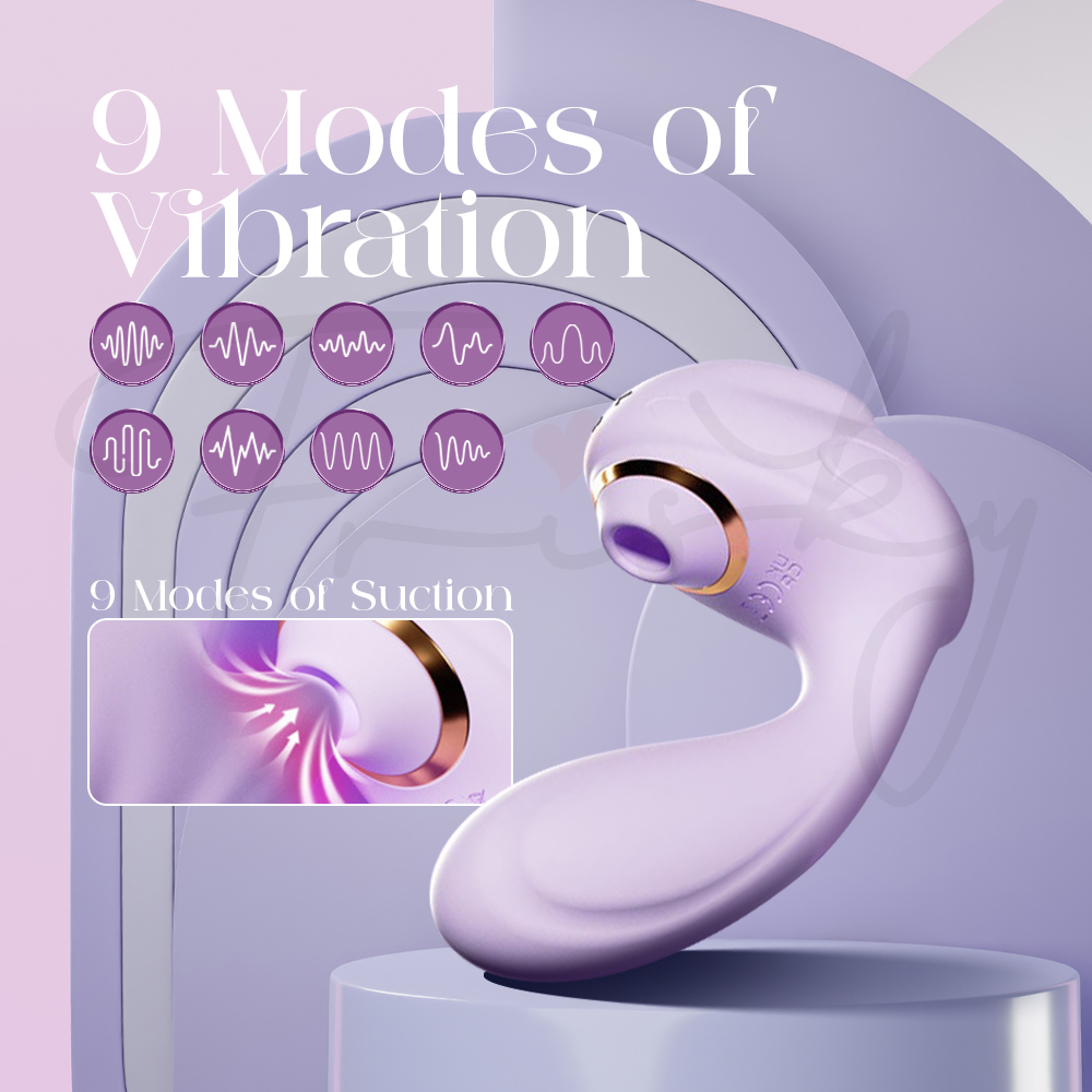 Purple Bunny highlighting nine vibration modes and stimulation patterns