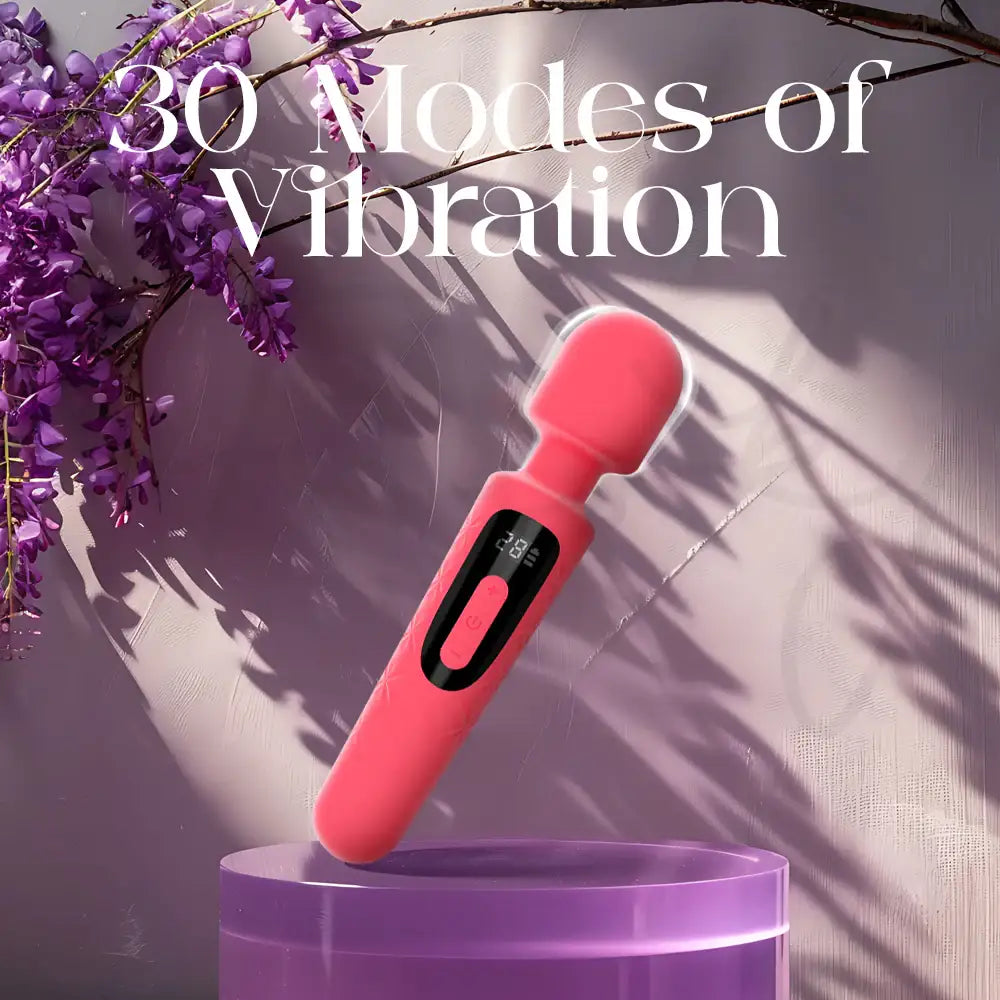 Radielle - LED Display AV Wand Vibrator - Frisky Business Adult Sex Toys Shop
