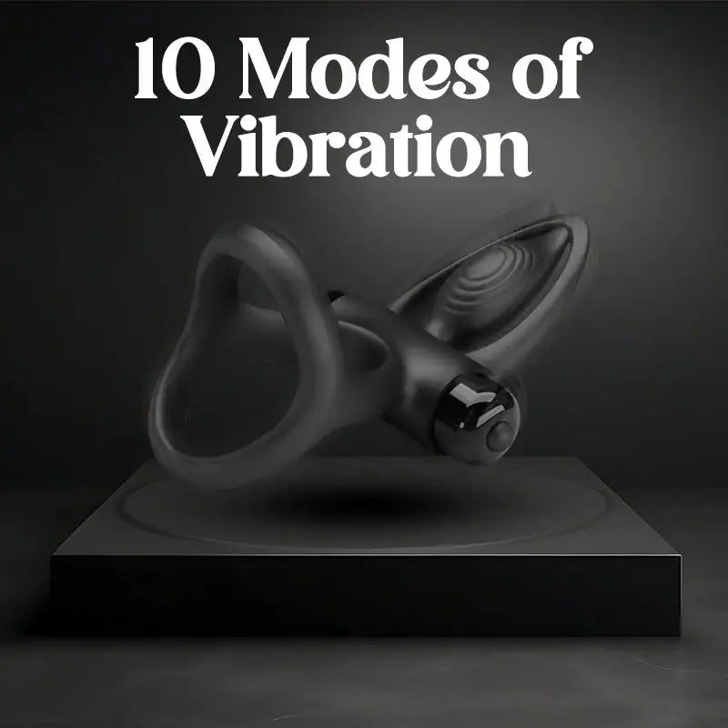 Raven’s Embrace – Duo-ring Vibrating Cock Ring - Frisky Business Adult Sex Toys Shop