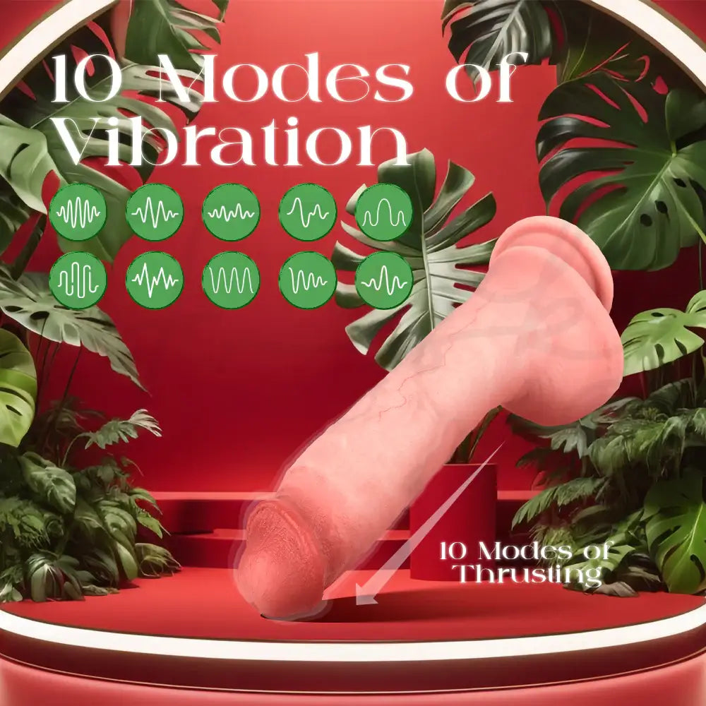 Ryan Surge - Thrusting Vibrating Dildo with Remote Control and Suction Cup - Frisky Business Adult Sex Toys Shop